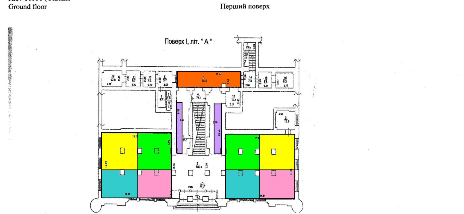 Аренда фасадного помещения Крещатик 500 м2